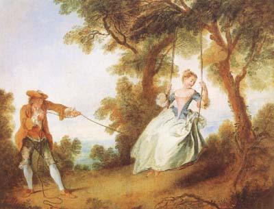 Nicolas Lancret The Swing (mk08) china oil painting image